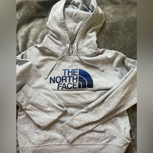 North Face grey sweatshirt